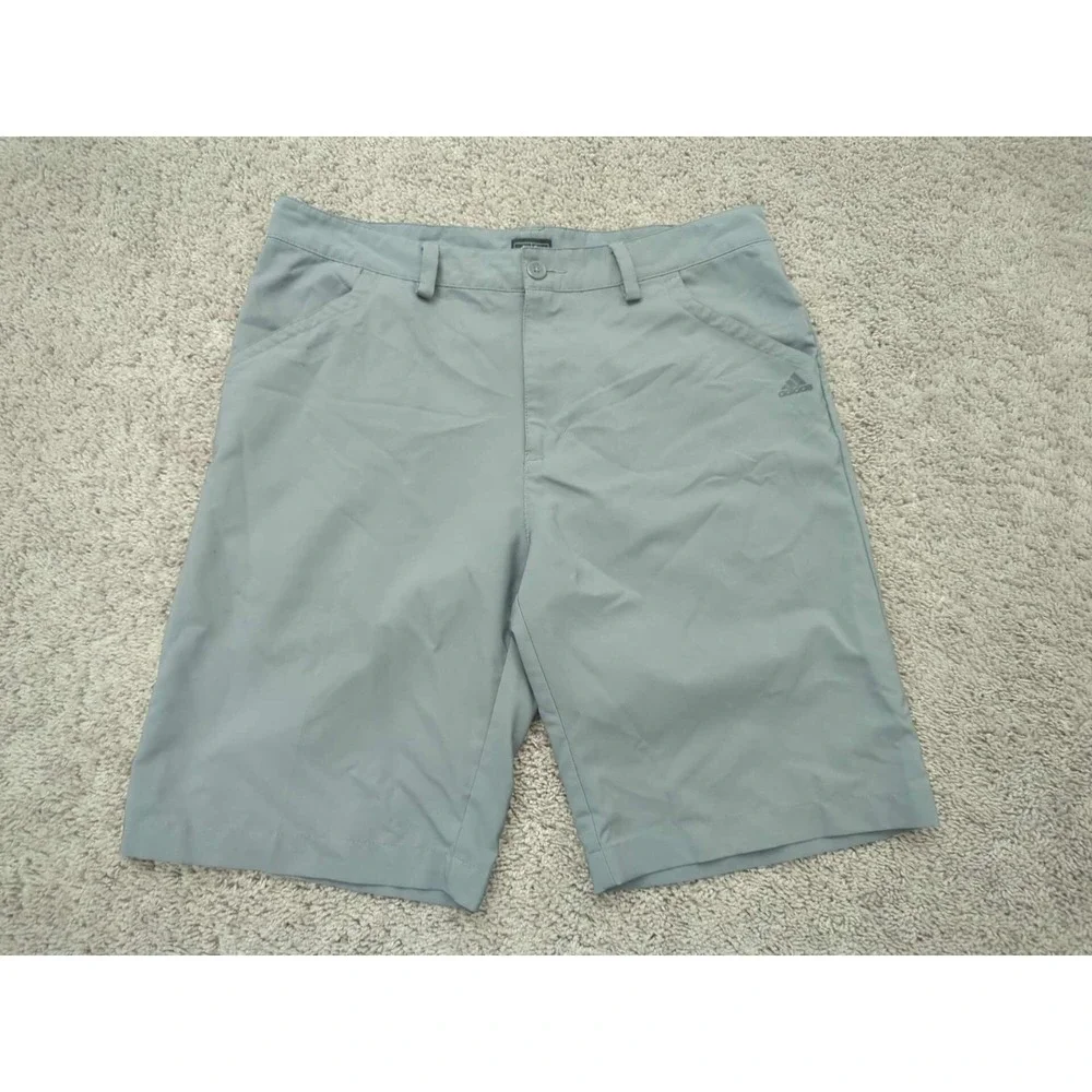 Adidas Chino Shorts‎ Mens 32 Gray Inseam: 10